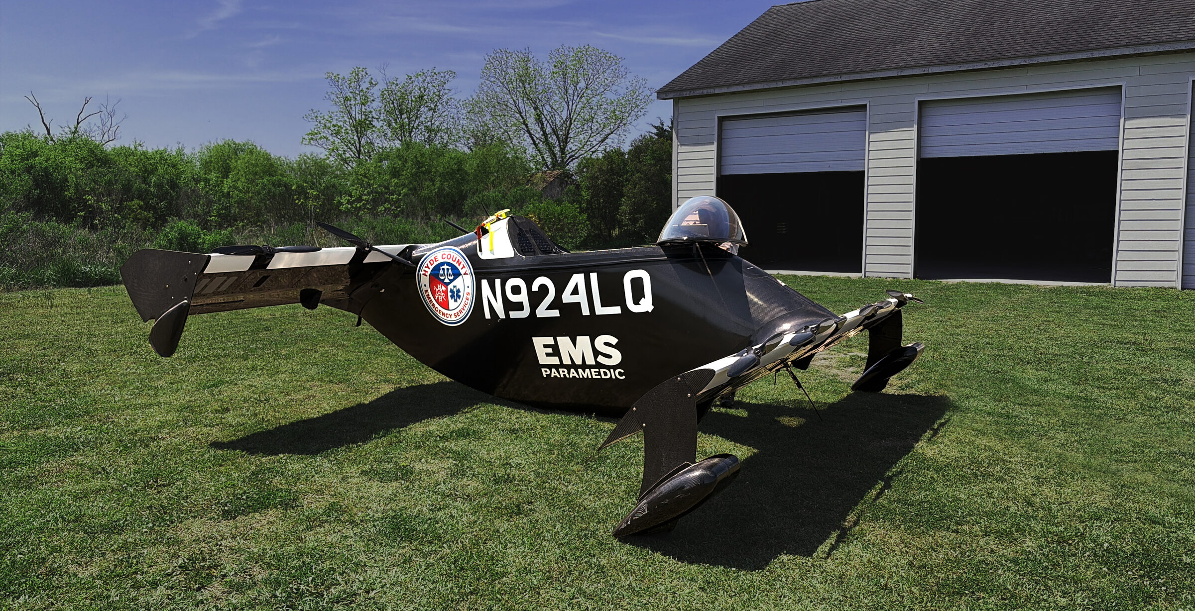 N924LQ — the first registered aircraft of the Hyde County program.